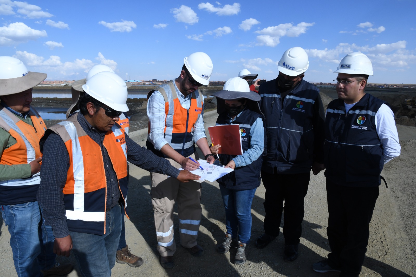 Inspección de la Defensoría del Pueblo a la planta de Puchuckollo verifica ejecución de obras de ampliación
