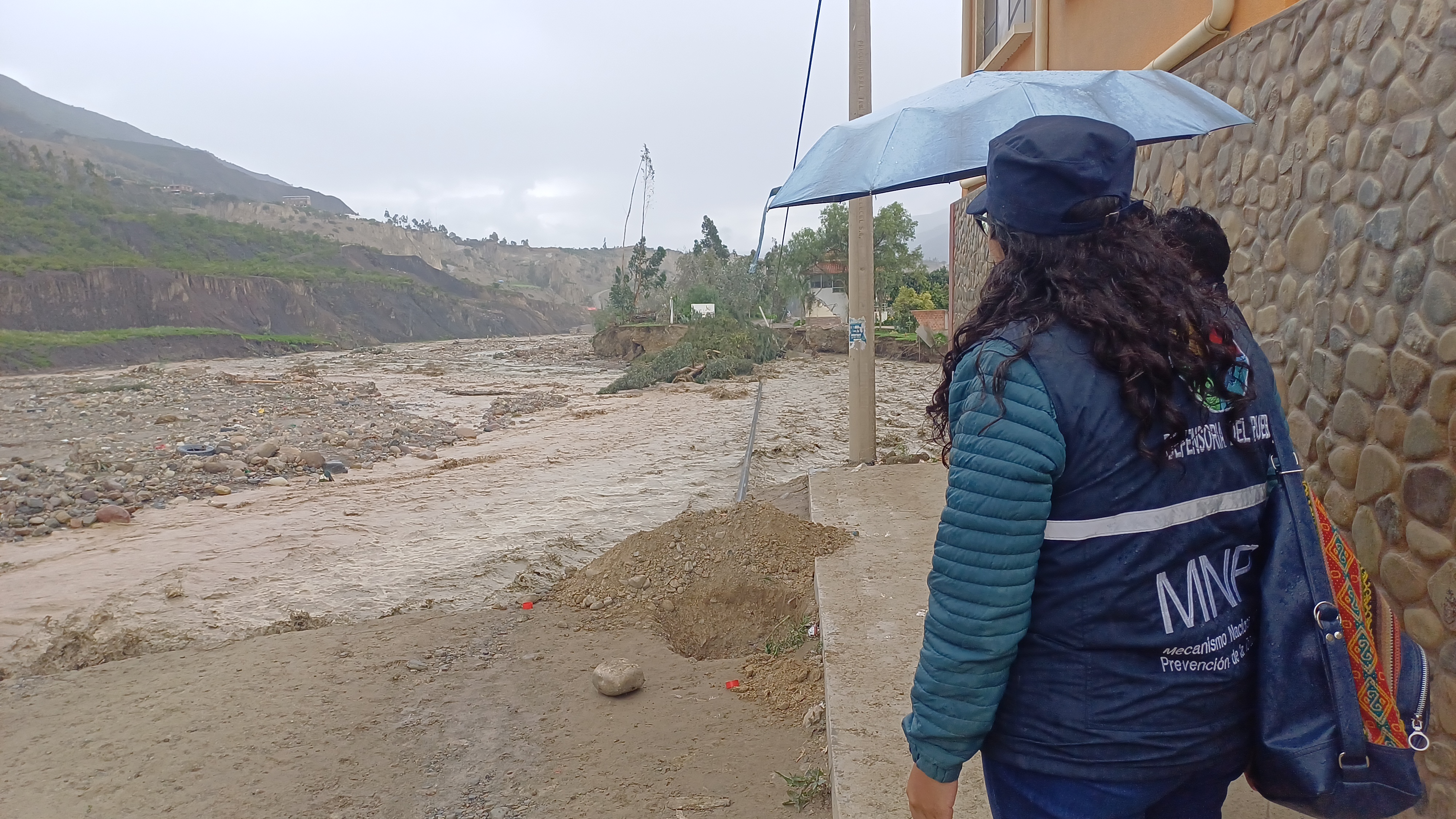 La Paz: Tras la inspección en la zona de Lipari, Defensoría del Pueblo realizará acciones para la restitución de derechos de las personas afectadas